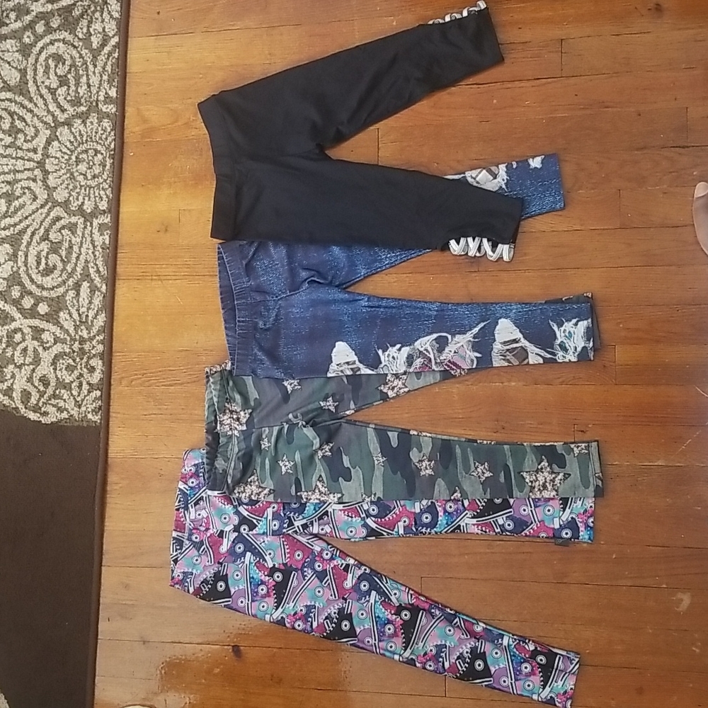 Girls Leggings Bundle Size 6 - GUC